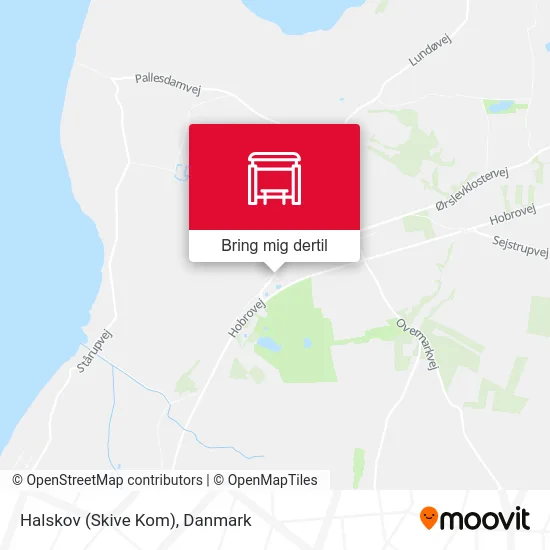 Halskov (Skive Kom) kort