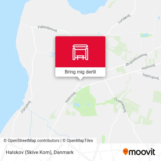 Halskov (Skive Kom) kort