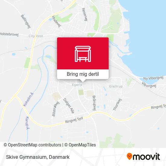 Skive Gymnasium kort