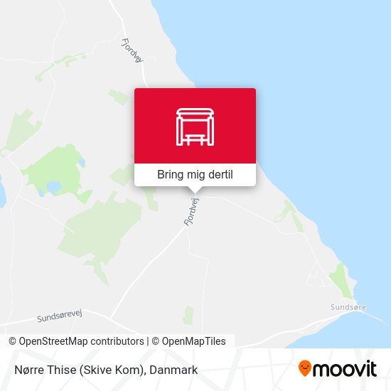Nørre Thise (Skive Kom) kort