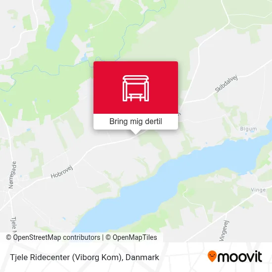 Tjele Ridecenter (Viborg Kom) kort