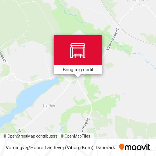 Vorningvej / Hobro Landevej  (Viborg Kom) kort