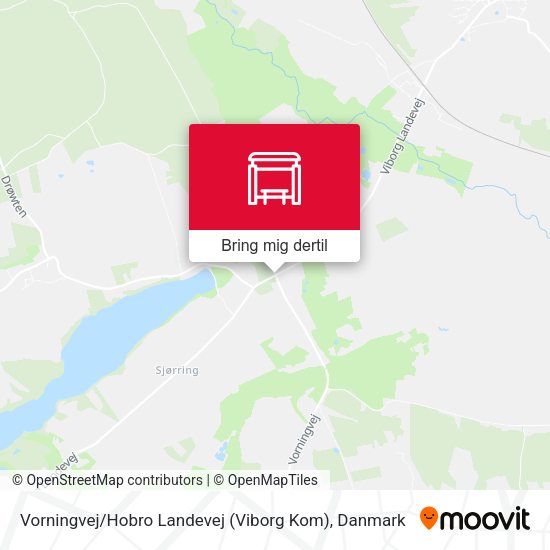 Vorningvej / Hobro Landevej  (Viborg Kom) kort