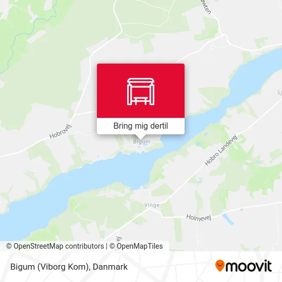 Bigum (Viborg Kom) kort