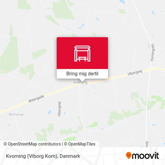 Kvorning (Viborg Kom) kort