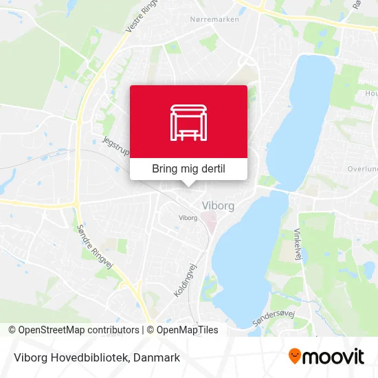 Viborg Hovedbibliotek kort