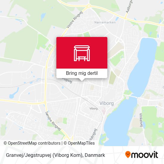 Granvej / Jegstrupvej (Viborg Kom) kort