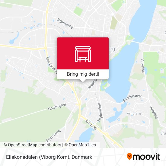 Ellekonedalen (Viborg Kom) kort