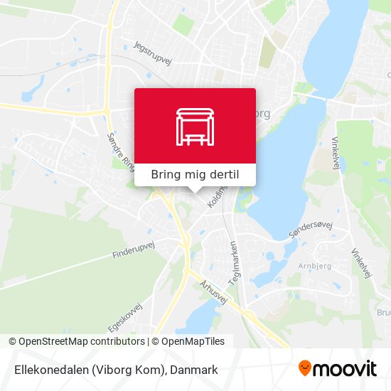 Ellekonedalen (Viborg Kom) kort