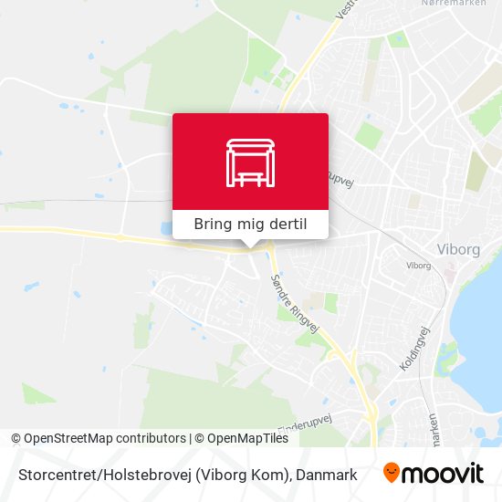 Storcentret / Holstebrovej (Viborg Kom) kort
