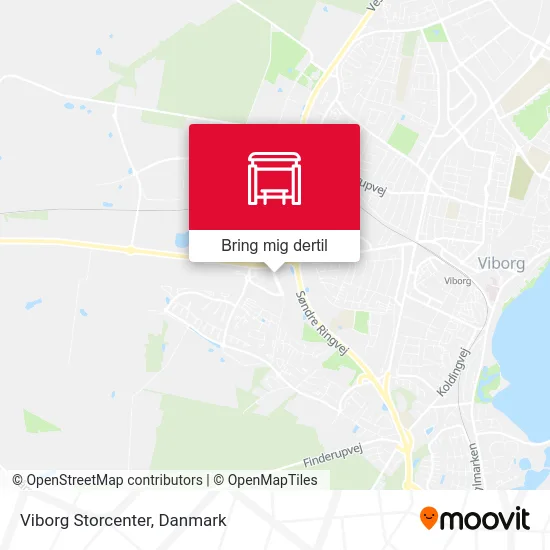 Viborg Storcenter kort