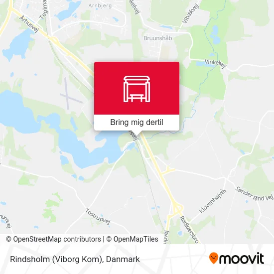 Rindsholm (Viborg Kom) kort