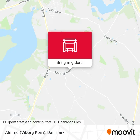 Almind (Viborg Kom) kort
