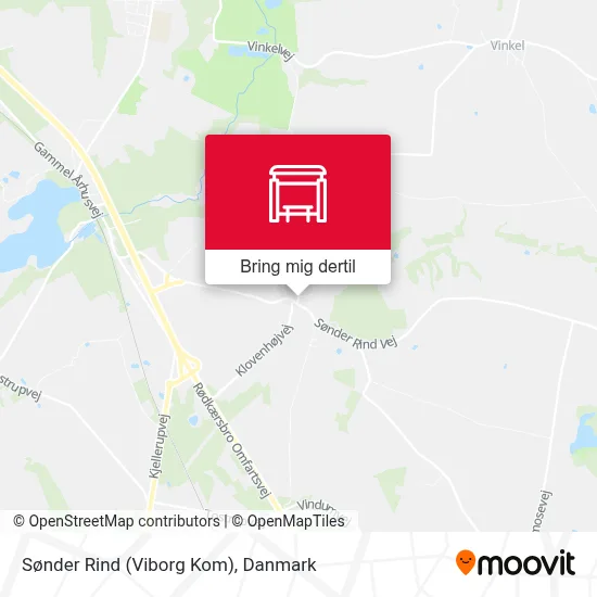 Sønder Rind (Viborg Kom) kort