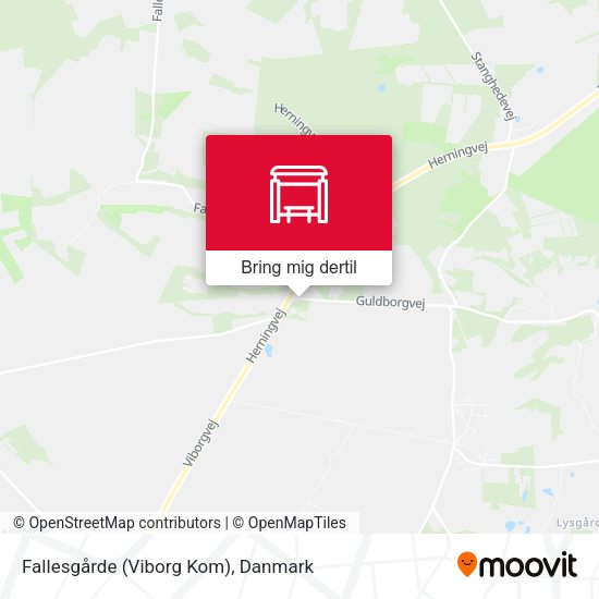 Fallesgårde (Viborg Kom) kort