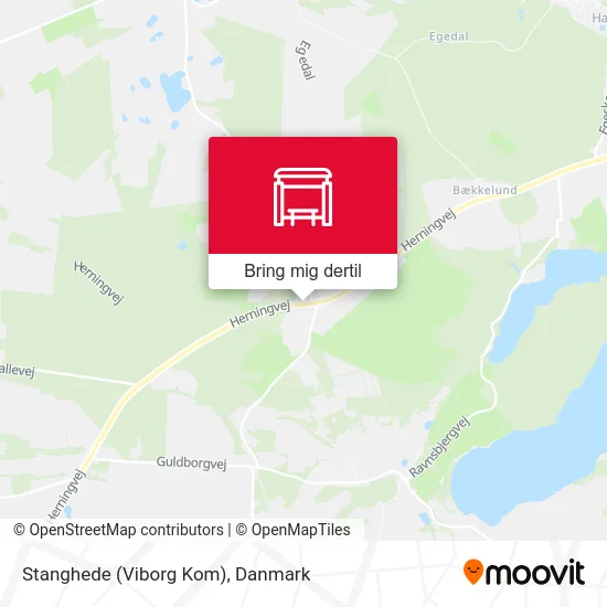 Stanghede (Viborg Kom) kort