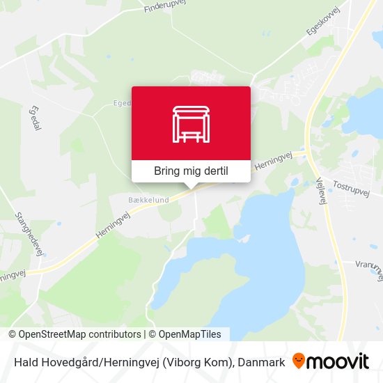 Hald Hovedgård / Herningvej (Viborg Kom) kort