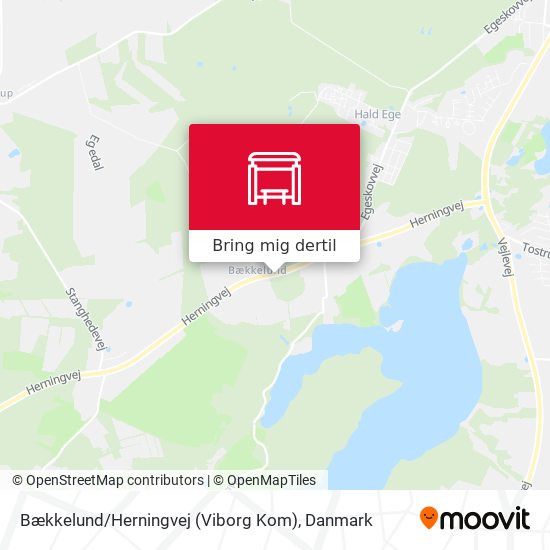 Bækkelund / Herningvej (Viborg Kom) kort