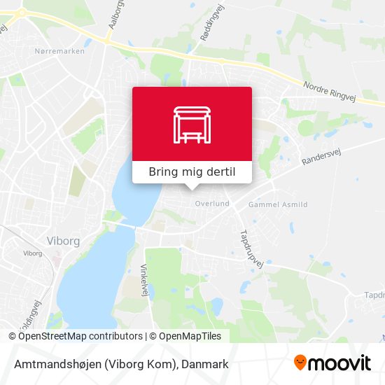 Amtmandshøjen (Viborg Kom) kort