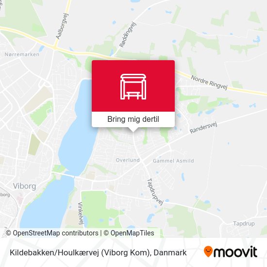 Kildebakken / Houlkærvej (Viborg Kom) kort