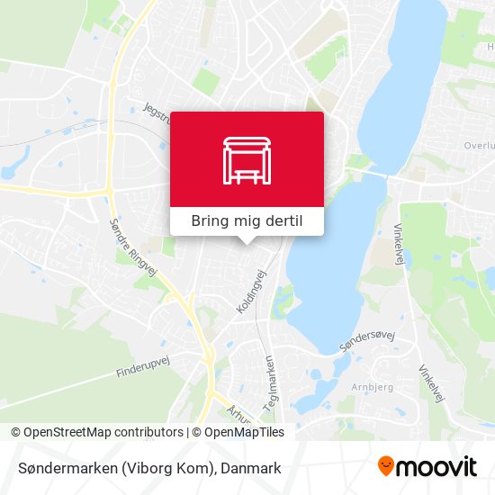 Søndermarken (Viborg Kom) kort