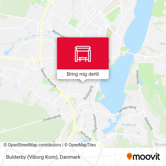 Bulderby (Viborg Kom) kort