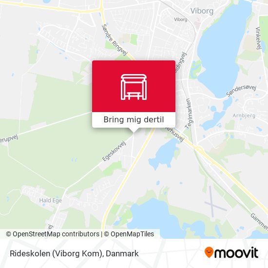 Rideskolen (Viborg Kom) kort