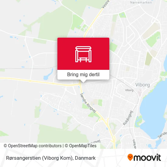 Rørsangerstien (Viborg Kom) kort