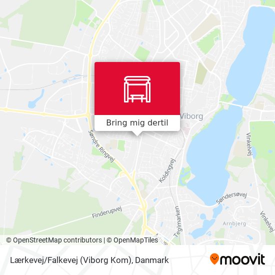 Lærkevej/Falkevej (Viborg Kom) kort