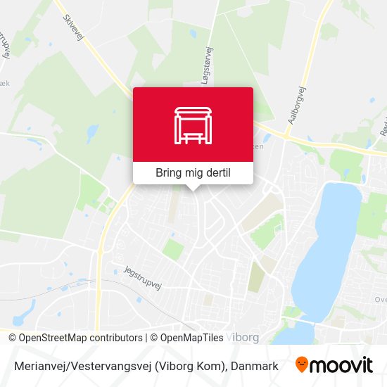 Merianvej / Vestervangsvej (Viborg Kom) kort