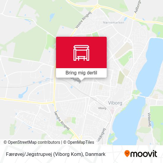 Færøvej / Jegstrupvej (Viborg Kom) kort