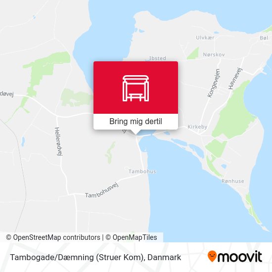 Tambogade/Dæmning (Struer Kom) kort