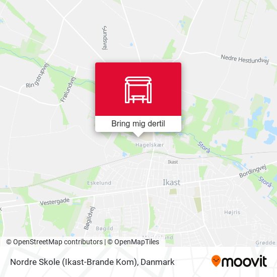 Nordre Skole (Ikast-Brande Kom) kort