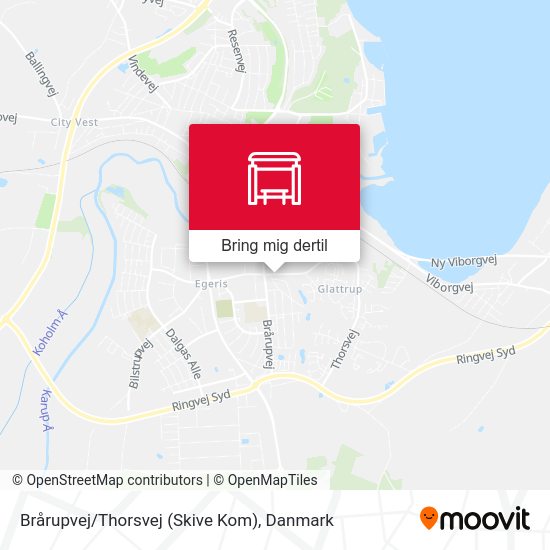 Brårupvej/Thorsvej (Skive Kom) kort