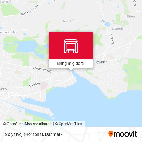 Sølystvej (Horsens) kort