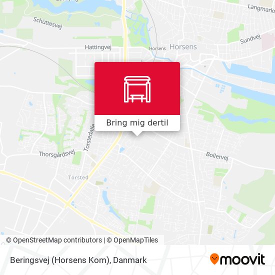 Beringsvej (Horsens Kom) kort