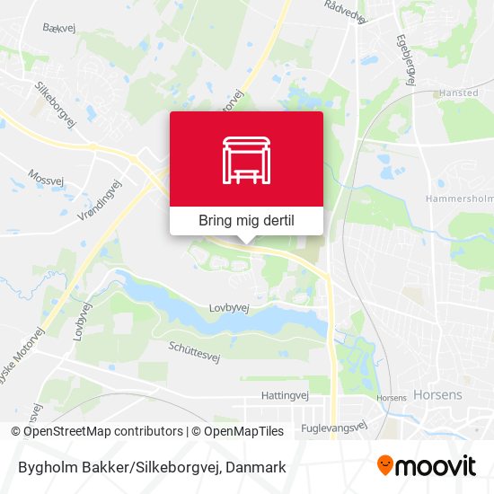 Bygholm Bakker/Silkeborgvej kort