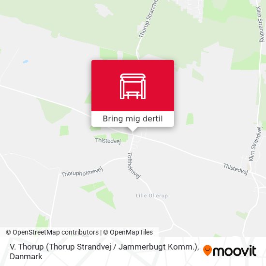 V. Thorup (Thorup Strandvej / Jammerbugt Komm.) kort