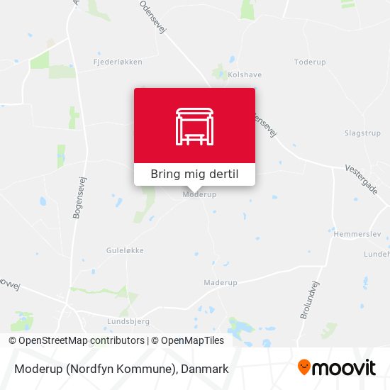 Moderup (Nordfyn Kommune) kort