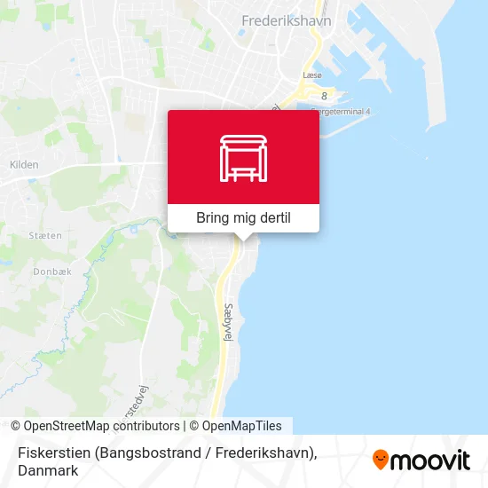 Fiskerstien (Bangsbostrand / Frederikshavn) kort