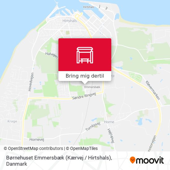 Børnehuset Emmersbæk (Kærvej / Hirtshals) kort
