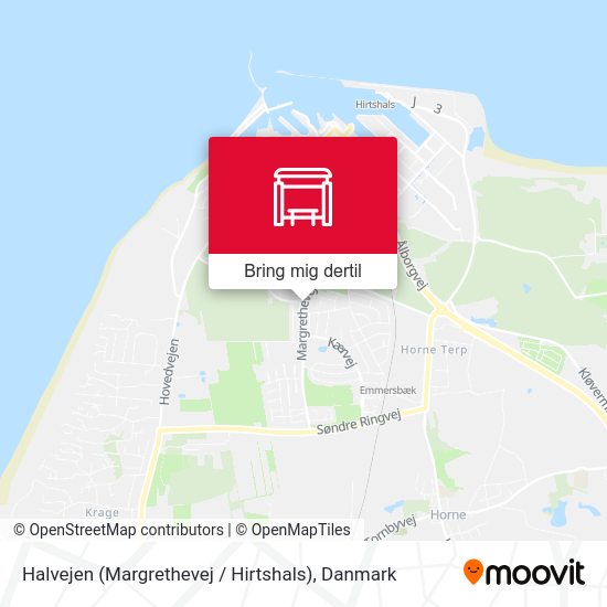 Halvejen (Margrethevej / Hirtshals) kort