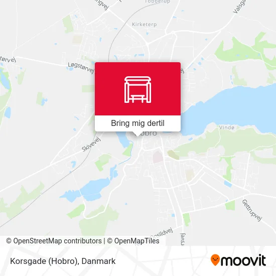 Korsgade (Hobro) kort