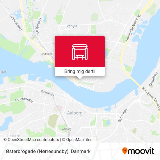 Østerbrogade (Nørresundby) kort