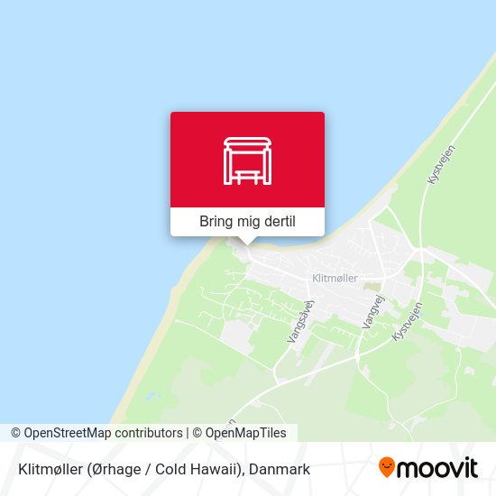 Klitmøller (Ørhage / Cold Hawaii) kort