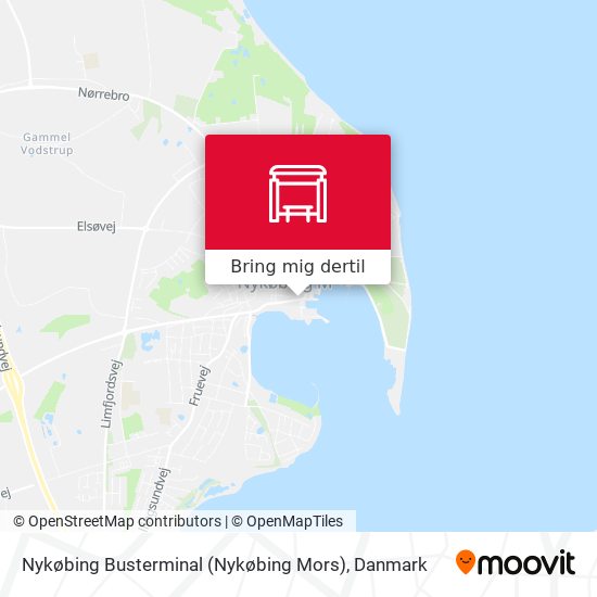 Nykøbing Busterminal (Nykøbing Mors) kort