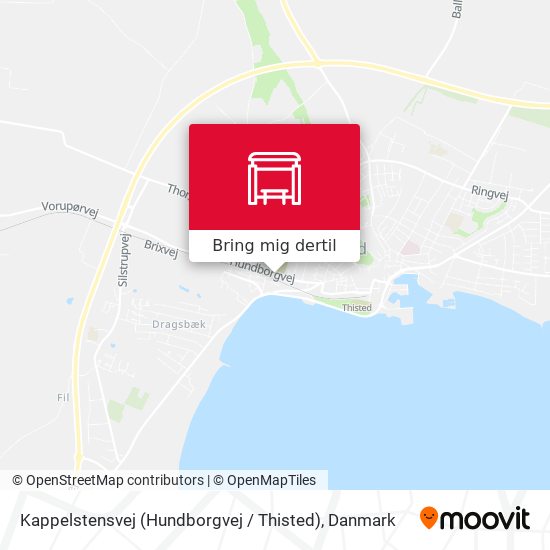 Kappelstensvej (Hundborgvej / Thisted) kort
