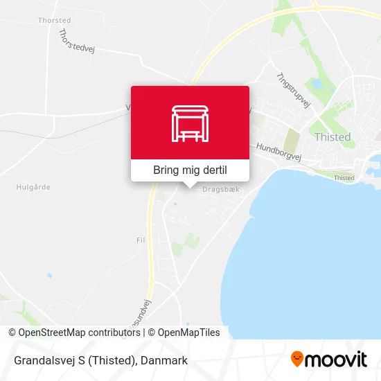Grandalsvej S (Thisted) kort
