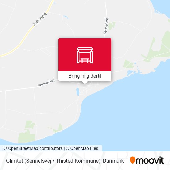 Glimtet (Sennelsvej / Thisted Kommune) kort
