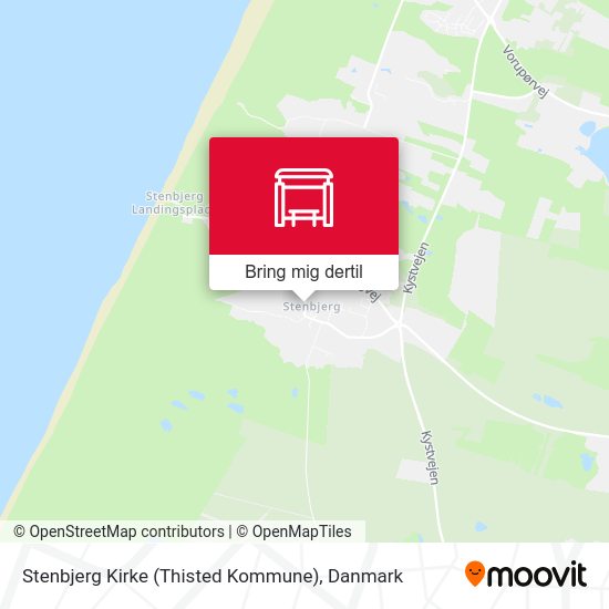 Stenbjerg Kirke (Thisted Kommune) kort